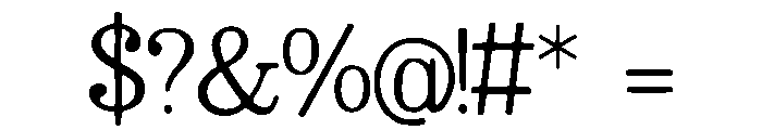 Abbot Font OTHER CHARS