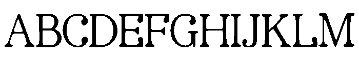 Abbot Font UPPERCASE