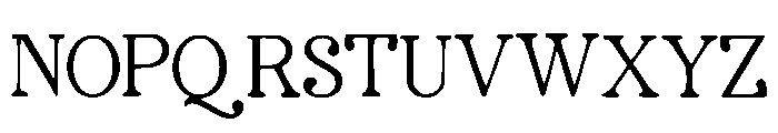 Abbot Font UPPERCASE