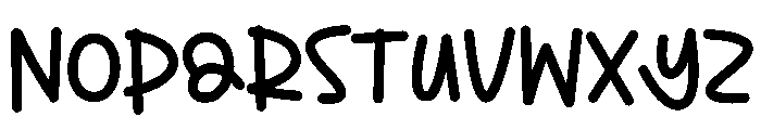 Abby Anything Font UPPERCASE