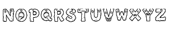 Abby Regular Font LOWERCASE
