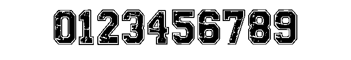Abcd Damage Regular Font OTHER CHARS