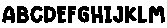 Abcd Display Regular Font UPPERCASE