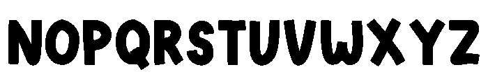 Abcd Display Regular Font LOWERCASE