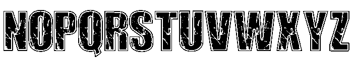 Abcd Grunge Regular Font LOWERCASE