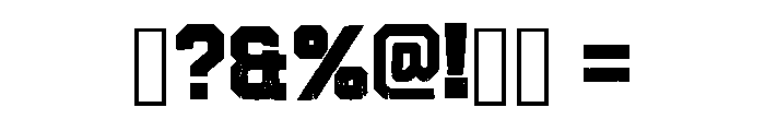 Abcd Scratch Regular Font OTHER CHARS