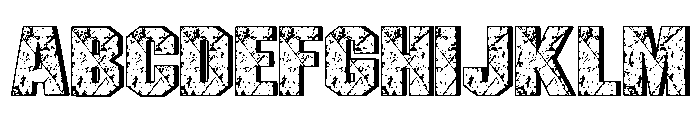 Abcd Texture Regular Font UPPERCASE