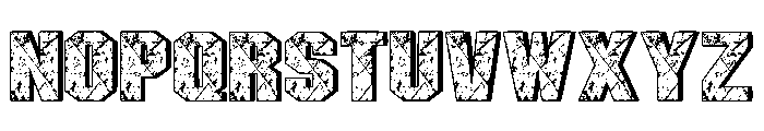 Abcd Texture Regular Font LOWERCASE
