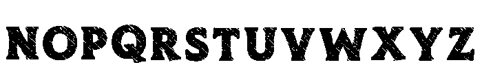 Abcd Vintage Regular Font UPPERCASE