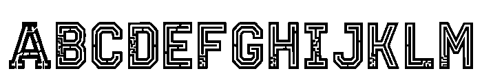 Abelia Regular Font UPPERCASE