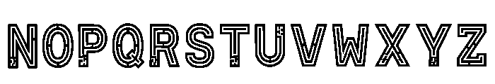 Abelia Regular Font UPPERCASE
