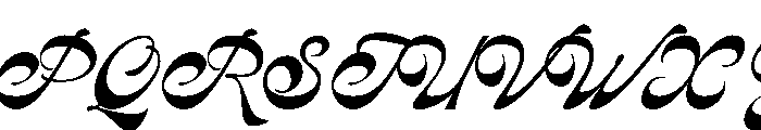 Abiglia Regular Font UPPERCASE