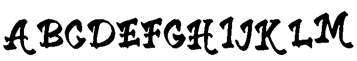 Abilene Font UPPERCASE
