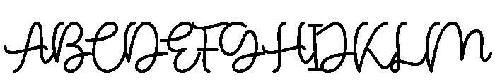 Abilla Font UPPERCASE