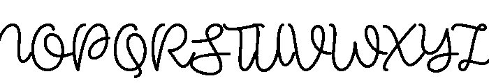 Abilla Font UPPERCASE