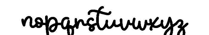 Abilla Font LOWERCASE