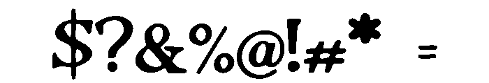 Abla Font OTHER CHARS
