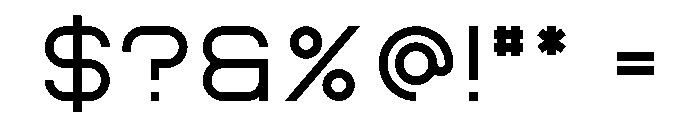 Ablation Smoked Font OTHER CHARS