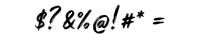 Ablinase Font OTHER CHARS
