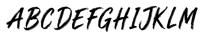 Ablinase Font UPPERCASE