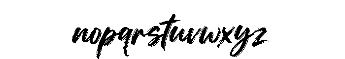 Ablinase Font LOWERCASE