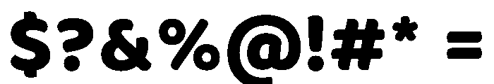Abolda Display Font OTHER CHARS