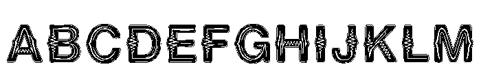 Abomination Regular Font UPPERCASE