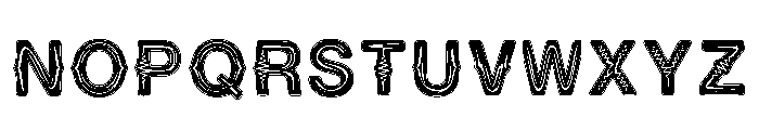 Abomination Regular Font UPPERCASE