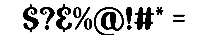 Above Christmas Font OTHER CHARS