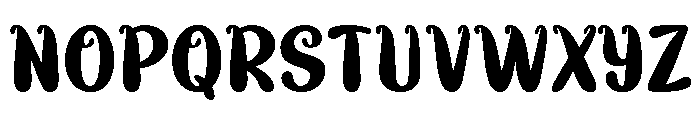 Above Christmas Font UPPERCASE