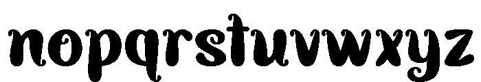 Above Christmas Font LOWERCASE