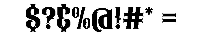 Aboxic Font OTHER CHARS