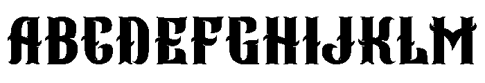 Aboxic Font UPPERCASE