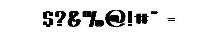 Abroad Font OTHER CHARS