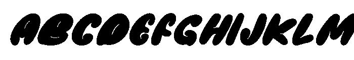 Abromies Regular Font UPPERCASE