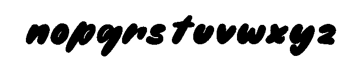 Abromies Regular Font LOWERCASE