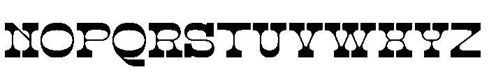 Abron Clinton Font UPPERCASE