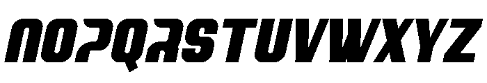 Abruc Italic Font LOWERCASE