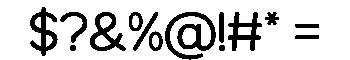 Absolute Beginner Font OTHER CHARS