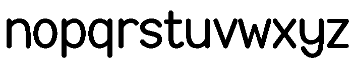 Absolute Beginner Font LOWERCASE