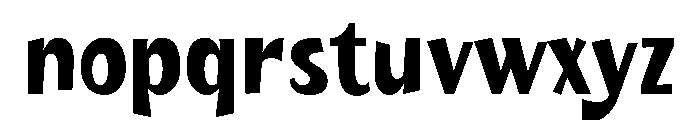 Absolute Favorite Regular Font LOWERCASE