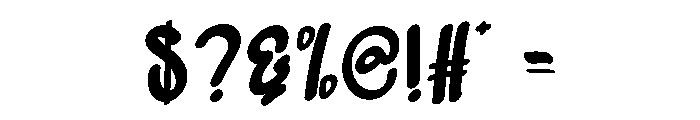 Absolute Lovely Font OTHER CHARS