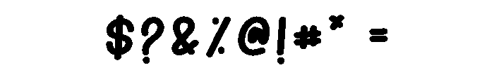 Absolute Moment Font OTHER CHARS