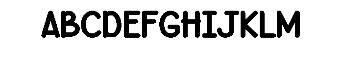 Absolute Moment Font UPPERCASE