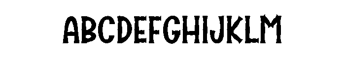 Abstract Designer Font UPPERCASE
