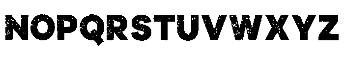 Abstract Grunge Regular Font LOWERCASE