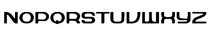 Abstract Symmetric Font UPPERCASE