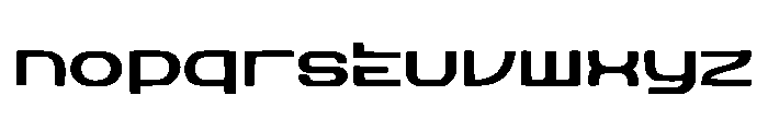 Abstract Symmetric Font LOWERCASE