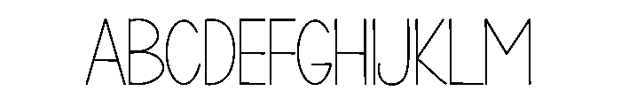 Abstract1 Font UPPERCASE