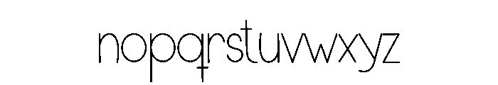 Abstract1 Font LOWERCASE